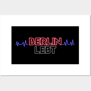 Berlin lebt Rap Posters and Art